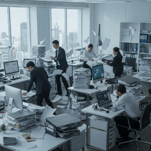 Senken Sie hohe operative Kosten! Ineffizienz und erhöhter Personalaufwand treiben Kosten pro Prozess. Digitalisierung minimiert diese Faktoren für mehr Effizienz und Rentabilität.