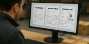 Dokumentenerstellung in Supply Chain & Logistik automatisieren: Lieferscheine, Versandetiketten und Frachtpapiere werden per Workflow Automatisierung erstellt und via API-Schnittstellen weitergeleitet.